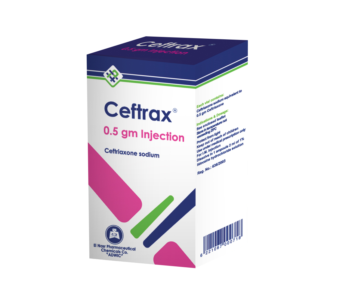 Ceftrax 0.5 gm injection